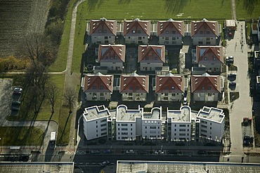 Aerial view, Aplerbeck, residential area, Dortmund, Ruhr Area, North Rhine-Westphalia, Germany, Europe