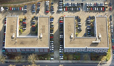 Aerial photo, business park Dienstleistungspark Trimonte, Bochum, Ruhr Area, North Rhine-Westphalia, Germany, Europe