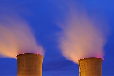 Atomic power station, Grafenrheinfeld, Lower Franconia, Bavaria, Germany, Europe