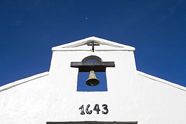 Bell tower of Los Frailes monastery hotel, Santo Domingo, High Andes, Venezuela, South America