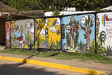 Graffiti depicting the theme, Peace, Venezuela, South America