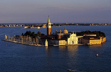 Island and Church of San Giorgio Maggiore, Venice, Italy, Europe