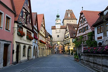 Rothenburg ob der Tauber, Middle Franconia, Bavaria, Germany, Europe