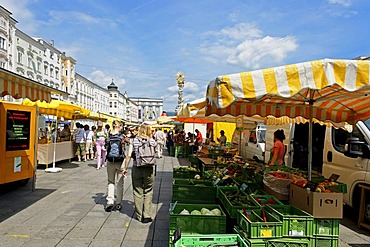 Hauptplatz, Main Square, Linz, Upper Austria, Europe