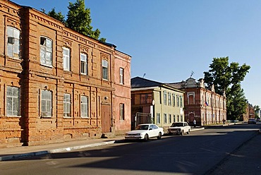 Historic town centre of Biysk, Siberia, Russia, Asia