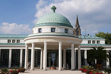 Pump Room, Bad Pyrmont, Weserbergland, Lower Saxony, Germany, Europe