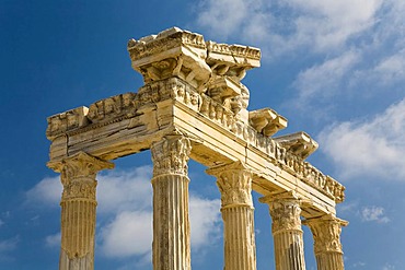 Ruins of the Apollon Temple in Side, Turkish Riviera, Turkey, Asia