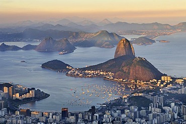 Sugarloaf Mountain, Botafogo Bay, Rio de Janeiro, Brazil, South America