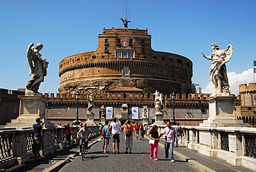 St. Angelo Castle, Hadrian's Mausoleum, Vatican, Rome, Italy, Europe