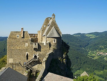 Aggstein ruins, Aggsbach, Wachau region, Lower Austria, Austria, Europe