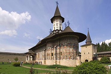 Monastery of Sucevita, UNESCO World Heritage Site, Southern Bukovina, Moldova, Romania, Europe