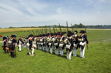 8th Napoleonic bivouac, reproduction of the historical Battle of Waterloo in 1815, Waterloo, Brabant, Belgium