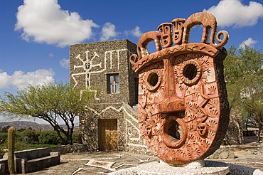 Pachamama Inca museum, creation by Hector Cruz, Amaicha, Calchaqui Valley, Tucuman Province, Argentina North West