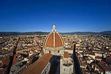 Cathedral cupola, Florence, Tuscany, Italy, Europe