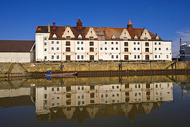 Harbour, Rhine?Main?Danube Canal, Bamberg, Upper Franconia, Bavaria, Germany, Europe