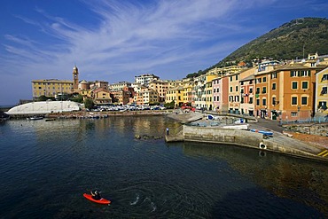 Passeggiata Anita Garibaldi, promenade, Genoa, Liguria, Italy, Europe