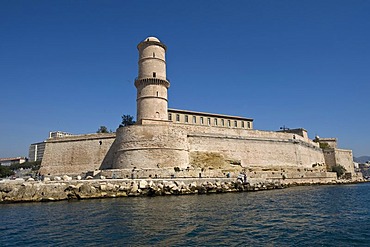 Port entrance, Marseille, Provence Cote d' Azur, France