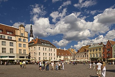 Townhall Square, Raekoja plats, Tallinn, Estonia, Baltic States