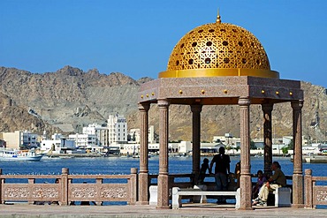 View of the Muttrah district, Muscat, Sultanate of Oman, Middle East