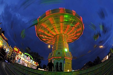 Swing carousel on a fairground