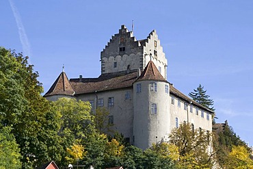 Meersburg Castle, historic centre, Meersburg, Baden-Wuerttemberg, Germany