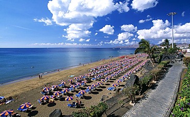 Playa Blanca at Puerto del Carmen, Lanzarote, Canary Islands, Spain, Europe