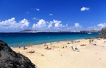 Playa Papagayo, Lanzarote, Canary Islands, Spain, Europe