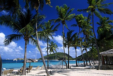 Beach of the Peter Island Beach Resort, Peter Island, British Virgin Islands, Caribbean