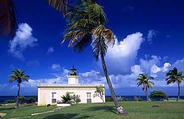 Lighthouse, Faro de Puntas Mulas, Vieques Island, Puerto Rico, Caribbean