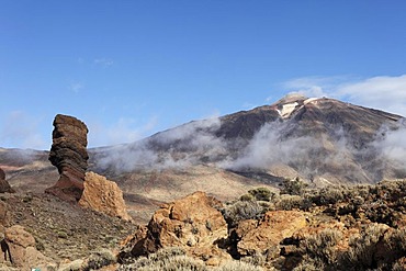 Roques de Garcia, Teide Volcano, Canadas del Teide National Park, Tenerife, Canary Islands, Spain, Europe