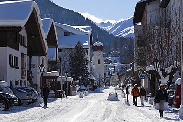 Town centre, St. Anton am Arlberg, Tyrol, Austria, Europe