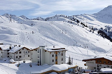 St. Christoph skiing area at Mt Arlberg, Tyrol, Austria