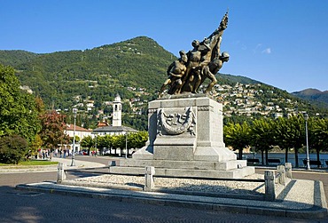 Monumento ai Caduti Memorial, Cernobbio, Como province, Lake Como, Italy, Europe