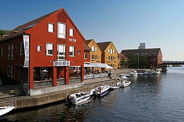 Yacht harbour of Kristiansand, Norway, Scandinavia, Europe