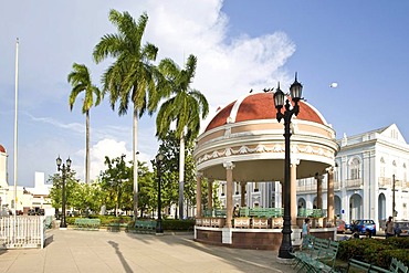 Colegio de San Lorenzo on Parque Jose Marti in Cienfuegos, Cuba, Caribbean, America