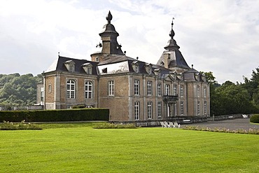 Chateau de Modave, Castle of Modave, park, Modave, Liege Province, Belgium, Europe