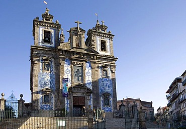 Igreja de Santo Ildefonso Church, Parca da Batalha, Porto, UNESCO World Heritage Site, Portugal, Europe