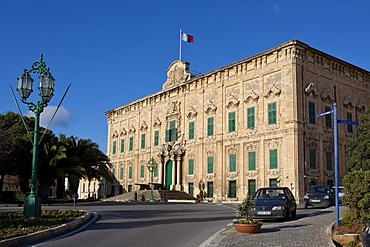 Auberge de Castille, seat of the prime minister of Malta, Valletta, Malta, Europe