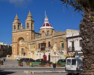 Church of Our Lady of Pompeii, port of Marsaxlokk, Malta, Europe