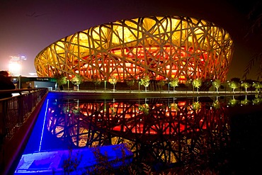 Olympic stadion, Peking, China, Asia