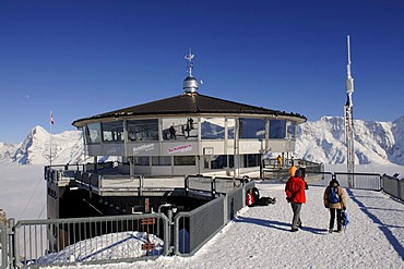 Mt Schilthorn summit station, Piz Gloria, Lauterbrunnen, Bernese Alps, Switzerland, Europe