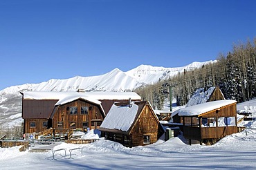 Gorono Ranch Restaurant in the ski region Telluride, Colorado, USA, North America