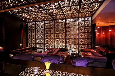 Nightclub in Kempinski Hotel at the Mall of the Emirates in Duabi, United Arab Emirates, UAE, Middle East