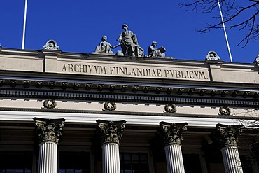 State Library, partial view, Helsinki, Finland, Europe