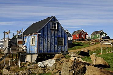 Village Tasiilaq, Ammassalik, East Greenland, Greenland