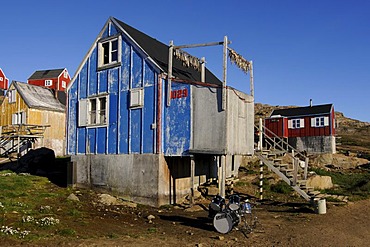 House in Tasiilaq, Ammassalik, East Greenland, Greenland