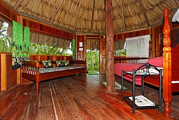 Sun Creek Resort, interior view, Punta Gorda, Belize, Central America