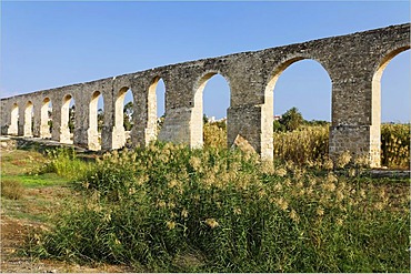 Osmanian aqueduct, built 1745, supplied Larnaca with water till 1939, Cyprus, Asia