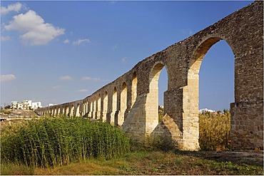 Osmanian aqueduct, built 1745, supplied Larnaca with water till 1939, Cyprus, Asia