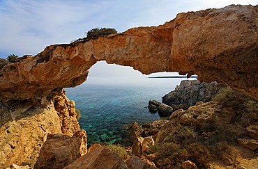 Kamara Tou Koraka, rock arch, Cape Gkreko Peninsula, Larnaca, Cyprus, Asia